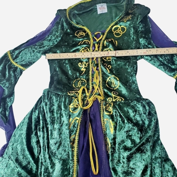 Spirit Disney Hocus Pocus Costume Kids Girl Medium Winifred Sanderson Sisters - Picture 2 of 8